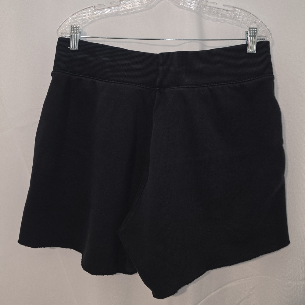 Nike Women’s Black Athletic Drawstring Shorts with Swoosh - Picture 2 of 3